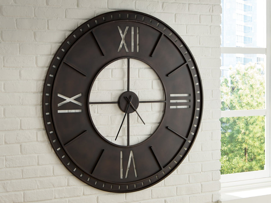 Lytle Wall Clock - Hello Home Furniture & Mattress (Longmont, CO)