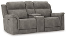 Next-Gen DuraPella Power Reclining Loveseat with Console - Hello Home Furniture & Mattress (Longmont, CO)