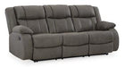 First Base Reclining Sofa - Hello Home Furniture & Mattress (Longmont, CO)