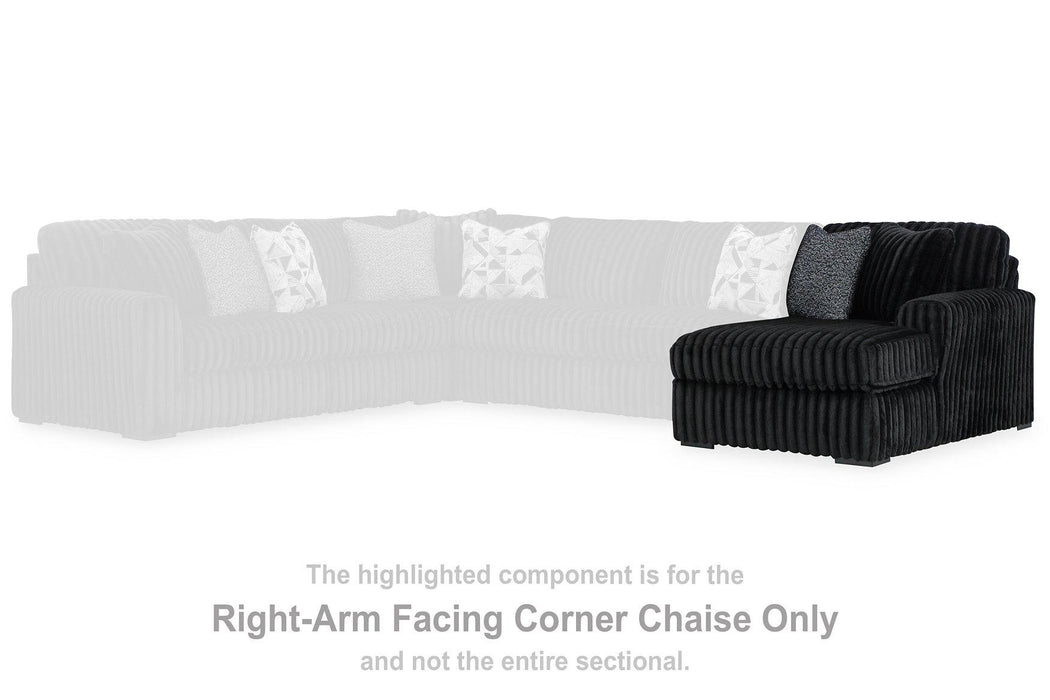 Midnight-Madness Super Chaise - Hello Home Furniture & Mattress (Longmont, CO)