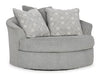 Casselbury Oversized Swivel Accent Chair - Hello Home Furniture & Mattress (Longmont, CO)