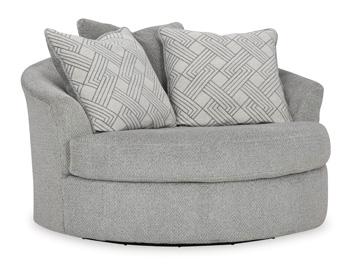 Casselbury Oversized Swivel Accent Chair - Hello Home Furniture & Mattress (Longmont, CO)