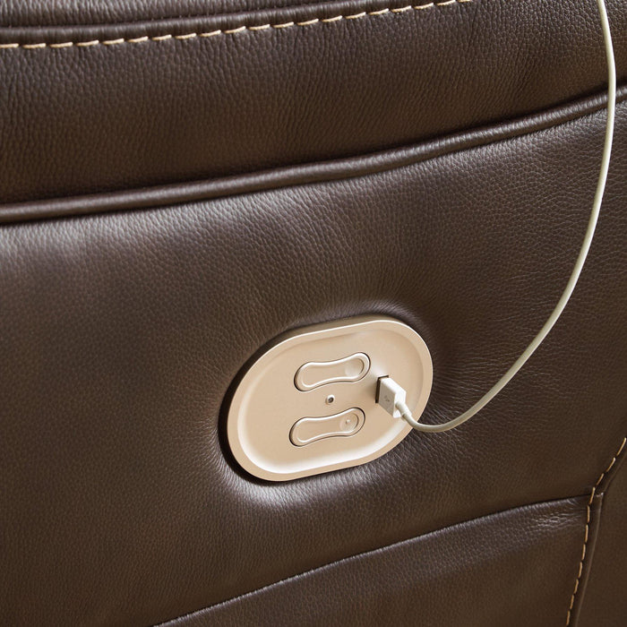 Dunleith Power Recliner - Hello Home Furniture & Mattress (Longmont, CO)