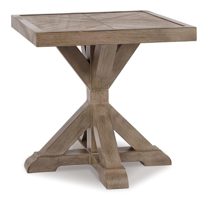Beachcroft Outdoor End Table - Hello Home Furniture & Mattress (Longmont, CO)