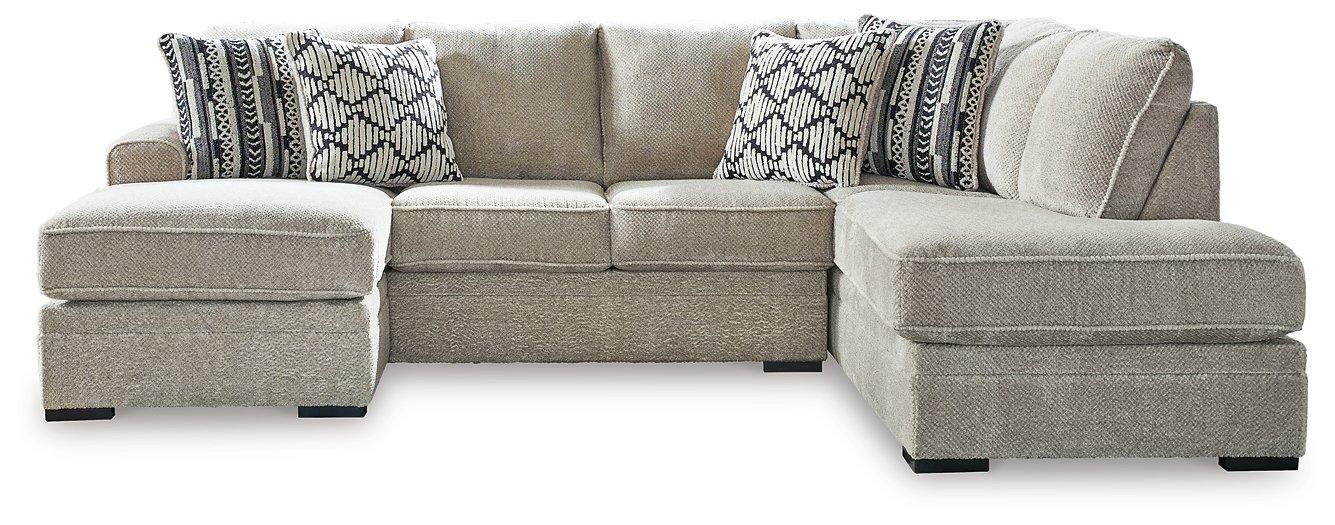 Calnita Sectional with Chaise - Hello Home Furniture & Mattress (Longmont, CO)