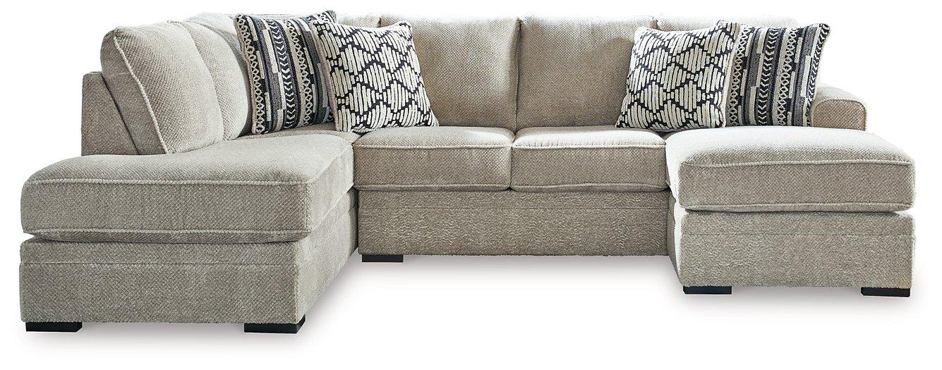 Calnita Sectional with Chaise - Hello Home Furniture & Mattress (Longmont, CO)