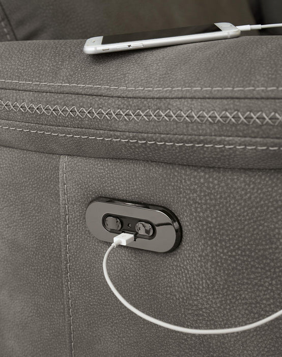 Next-Gen DuraPella Power Reclining Loveseat with Console - Hello Home Furniture & Mattress (Longmont, CO)