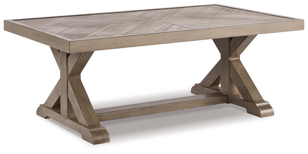 Beachcroft Outdoor Coffee Table - Hello Home Furniture & Mattress (Longmont, CO)