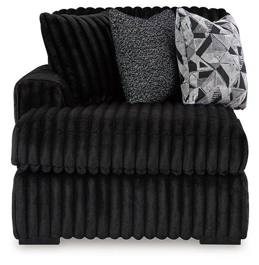 Midnight-Madness Super Chaise - Hello Home Furniture & Mattress (Longmont, CO)