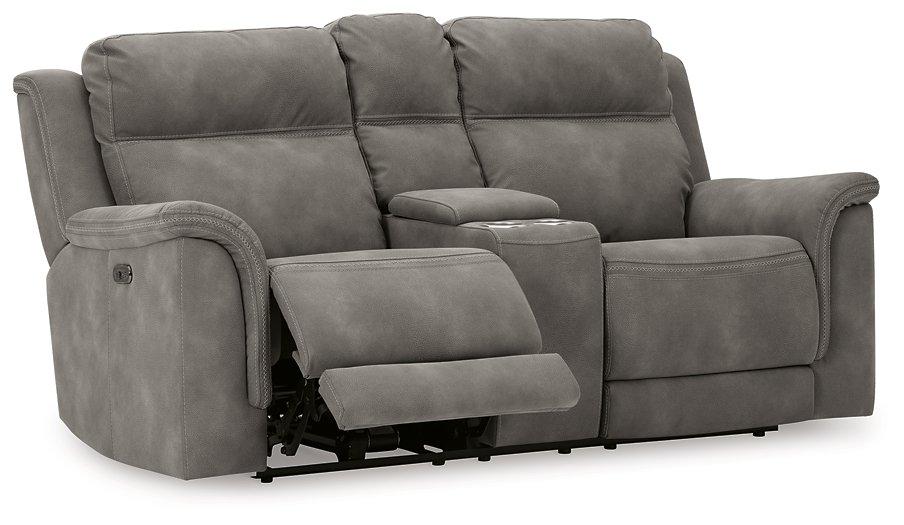 Next-Gen DuraPella Power Reclining Loveseat with Console - Hello Home Furniture & Mattress (Longmont, CO)