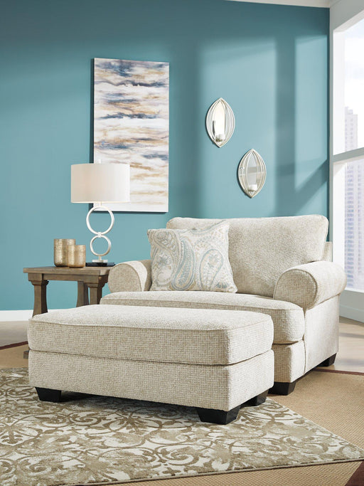 Monaghan Oversized Chair and Ottoman - Hello Home Furniture & Mattress (Longmont, CO)