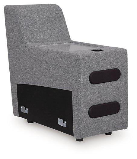 Modmax II Power Reclining Sectional with Audio Consoles - Hello Home Furniture & Mattress (Longmont, CO)