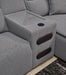 Modmax II Power Reclining Sectional with Audio Consoles - Hello Home Furniture & Mattress (Longmont, CO)