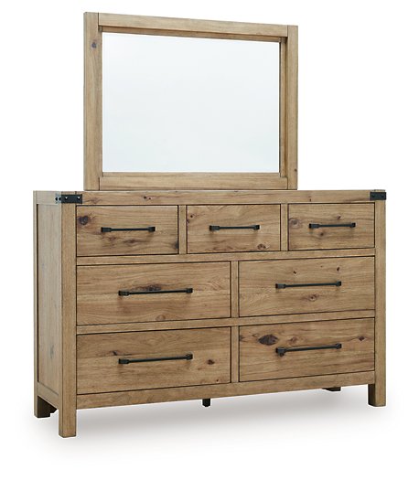 Ridgester Dresser and Mirror - Hello Home Furniture & Mattress (Longmont, CO)