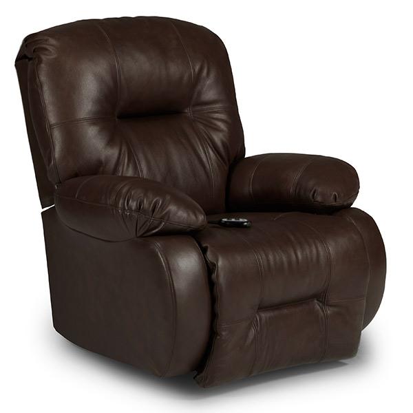 BRINLEY LEATHER POWER SPACE SAVER RECLINER- 8MP84LV