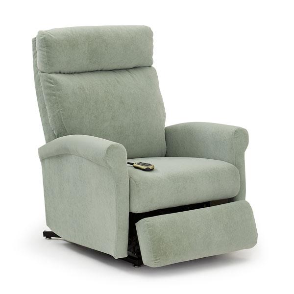 CODIE LEATHER POWER HEAD TILT SWIVEL GLIDER RECLINER- 1AZ05LU