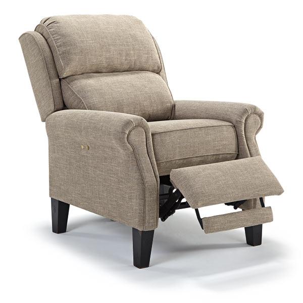 JOANNA LEATHER HIGH LEG RECLINER - 0L20RLU