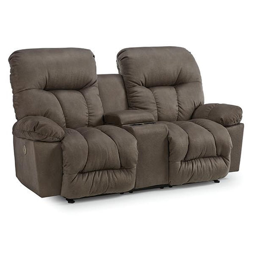 RETREAT LOVESEAT LEATHER ROCKING CONSOLE LOVESEAT- L800CC7 image