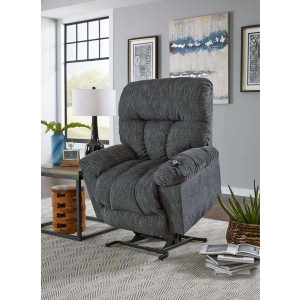 RETREAT LEATHER ROCKER RECLINER- 8N07LU