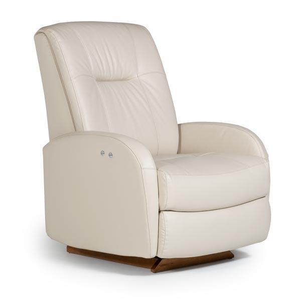 RUDDICK LEATHER SWIVEL GLIDER RECLINER- 2A45LV