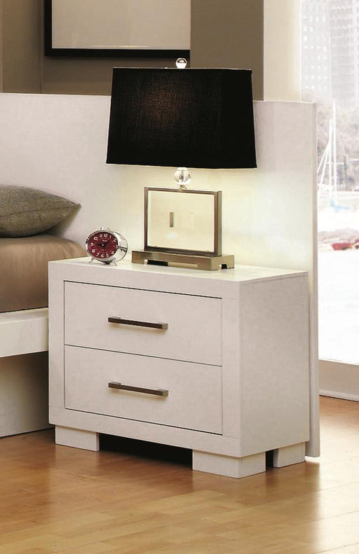 Jessica Nightstand Panels White (Set of 2) - Hello Home Furniture & Mattress (Longmont, CO)