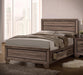 Kauffman California King, E.king, & Queen Panel Bed Washed Taupe - Hello Home Furniture & Mattress (Longmont, CO)