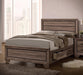 Kauffman California King, E.king, & Queen Panel Bed Washed Taupe - Hello Home Furniture & Mattress (Longmont, CO)