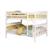 Chapman Full Over Full & Twin Over Full Bunk Bed Black & White - Hello Home Furniture & Mattress (Longmont, CO)