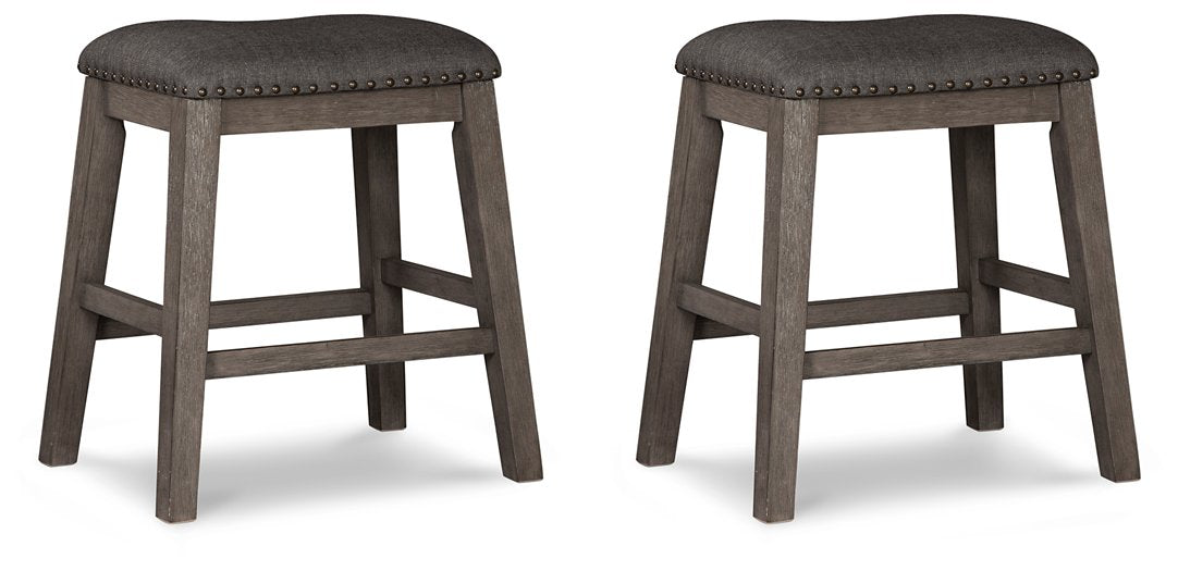 Caitbrook Counter Height Upholstered Bar Stool - Hello Home Furniture & Mattress (Longmont, CO)