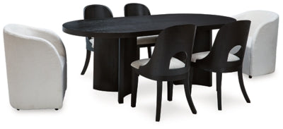 Rowanbeck Dining Package - Hello Home Furniture & Mattress (Longmont, CO)