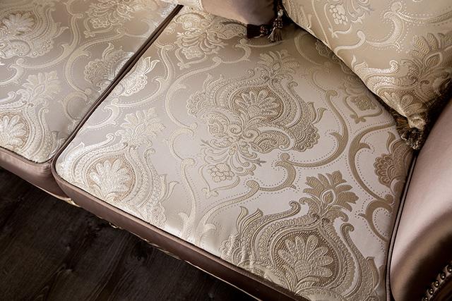 Albacete Loveseat Campage & Walnut - Hello Home Furniture & Mattress (Longmont, CO)