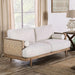 ALESUND Loveseat, Beige/Light Oak, Natural & Brown - Hello Home Furniture & Mattress (Longmont, CO)