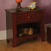 Cara Cherry Night Stand - Hello Home Furniture & Mattress (Longmont, CO)