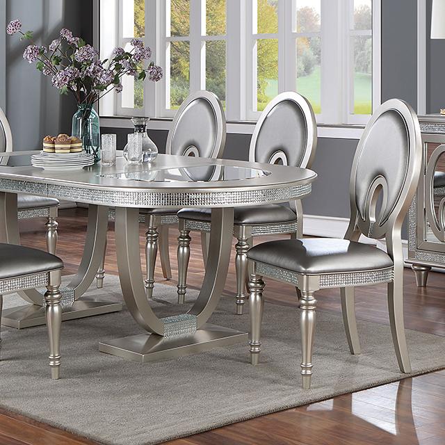 Cathalina 7 Pc Dining Table Set - Hello Home Furniture & Mattress (Longmont, CO)