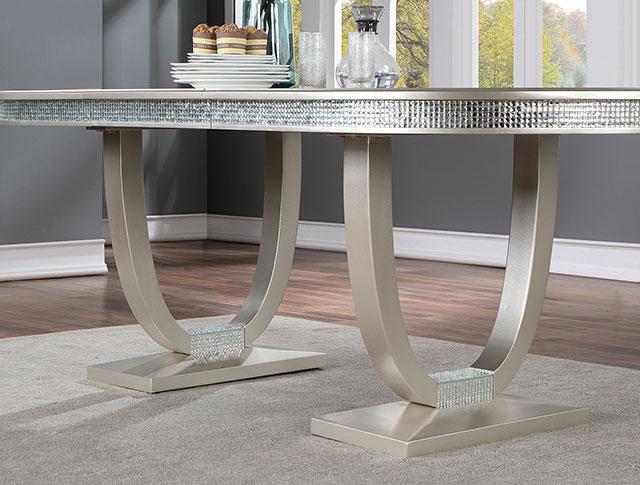 Cathalina 7 Pc Dining Table Set - Hello Home Furniture & Mattress (Longmont, CO)