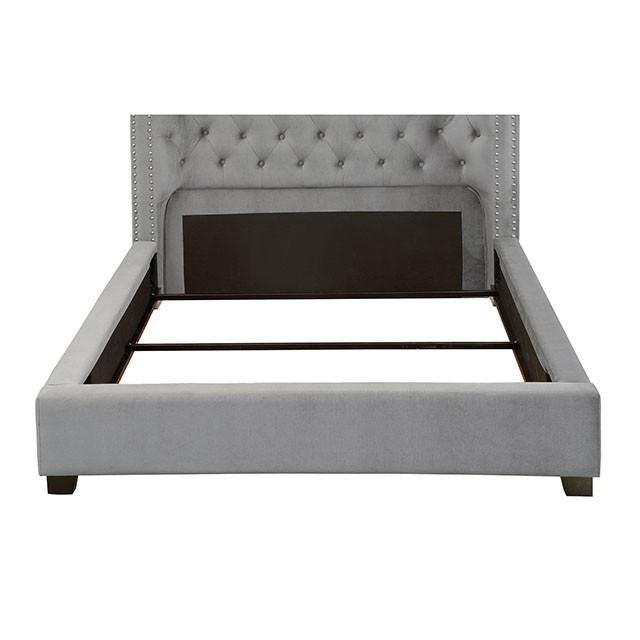 Cayla Bed Silver & Grey - Hello Home Furniture & Mattress (Longmont, CO)
