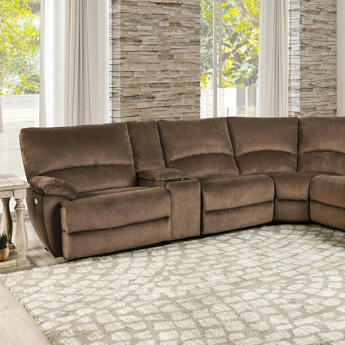 CERELIA Power Sectional, Brown