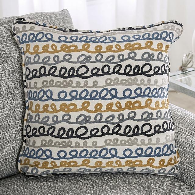 CHANCERY Sofa, Gray/Navy - Hello Home Furniture & Mattress (Longmont, CO)