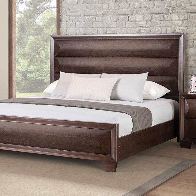 Chemnitz Bed Espresso & White - Hello Home Furniture & Mattress (Longmont, CO)