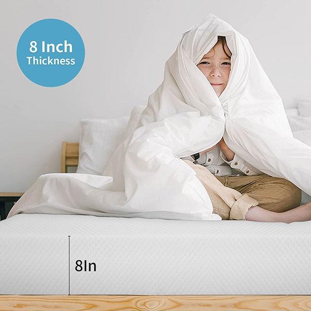 Artemisia 8" Cal. King, E.King, Full, & Queen Memory Foam Mattress - Hello Home Furniture & Mattress (Longmont, CO)