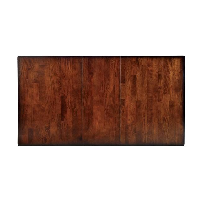 DICKINSON I Dark Cherry Dining Table w/ 18" Leaf - Hello Home Furniture & Mattress (Longmont, CO)