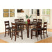 DICKINSON II Dark Cherry Counter Ht. Chair (2/CTN) - Hello Home Furniture & Mattress (Longmont, CO)