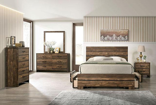 DUCKWORTH Dresser, Light Walnut - Hello Home Furniture & Mattress (Longmont, CO)