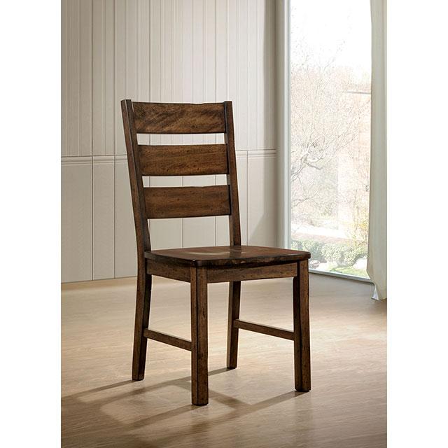 Dulce Walnut Side Chair (2/CTN) - Hello Home Furniture & Mattress (Longmont, CO)