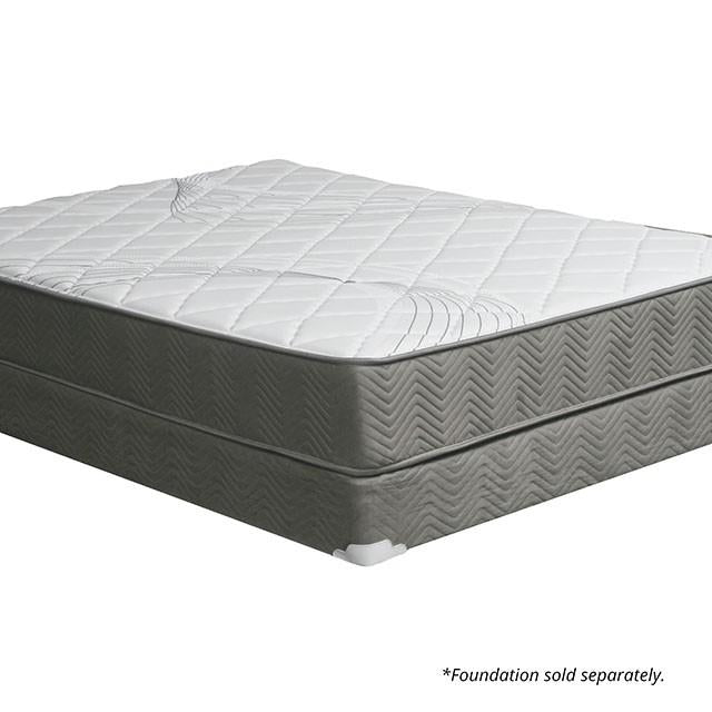 EDREA White/Gray 10" Tight Top Pocket Coil, Full - Hello Home Furniture & Mattress (Longmont, CO)