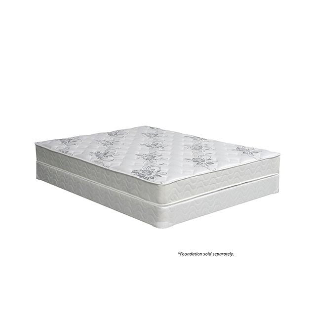 ELBERTYNA White 8" Tight Top Mattress, Twin - Hello Home Furniture & Mattress (Longmont, CO)