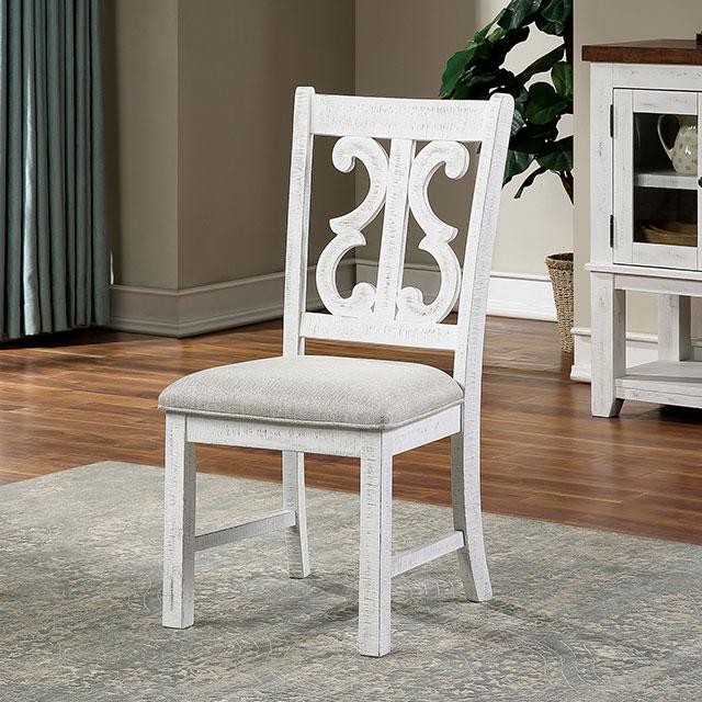 Auletta Transitional Side Chair (2/CTN) - Hello Home Furniture & Mattress (Longmont, CO)