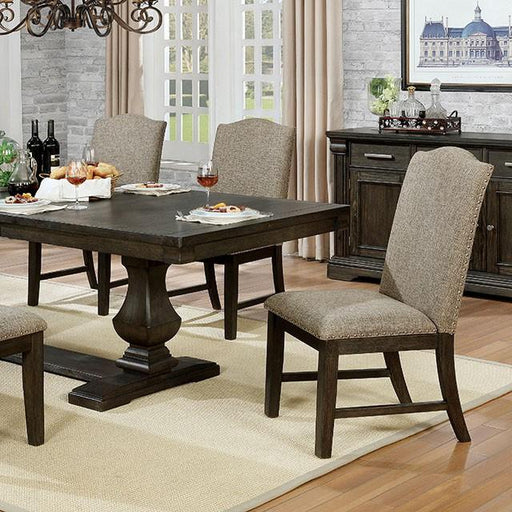 Faulk Dining Table Set with Bench - Hello Home Furniture & Mattress (Longmont, CO)