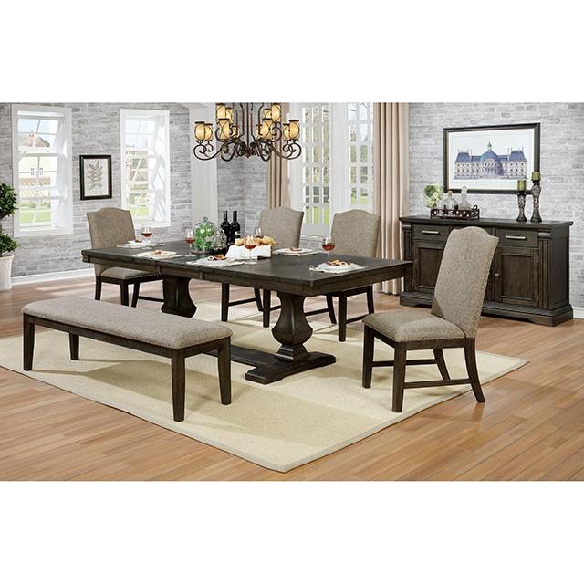 Faulk Espresso Dining Table - Hello Home Furniture & Mattress (Longmont, CO)