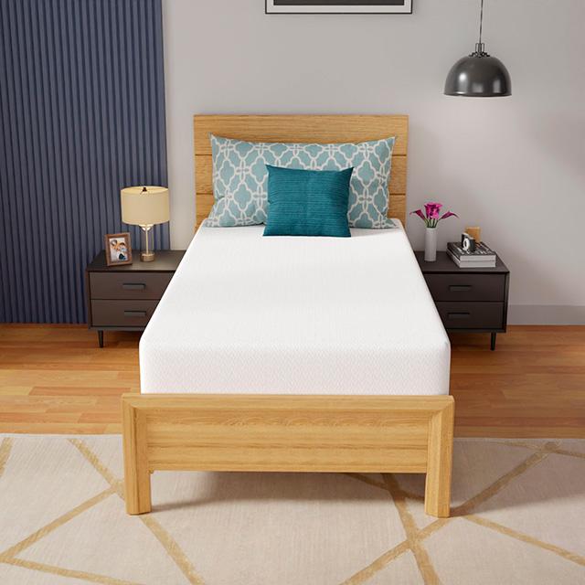 Coreopsis 10" Twin Memory Foam Wave Comfort - Hello Home Furniture & Mattress (Longmont, CO)